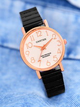 Sandy D Carter Metal Rose Gold Analogue Round Watches for Women_SDC24-49-RG-WH
