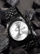 Sandy D Carter Metal Black Analogue Round Watches for Men_SD-Carter-47-BK-WH
