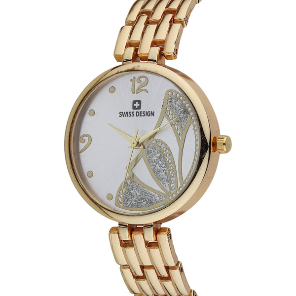 Fluid Gold Stylish Analog Watch For Women SDWatch24-003-GD