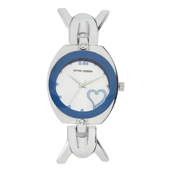 Fluid Silver Stylish Analog Metal Watch For Women SDWatch24-WF1