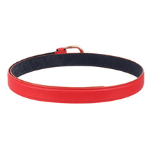 Sandy D Carter Women Red Artificial Leather Waist Belt for Jeans & Formal Paint SDC-033-RD