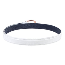 Sandy D Carter Women White Artificial Leather Waist Belt for Jeans & Formal Paint SDC-031-WH