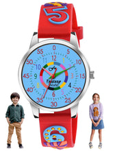 Fantasy World Red 3D Print Rubber Strap Time Teacher Analog Watch Boys & Girls FW-25-SL-13