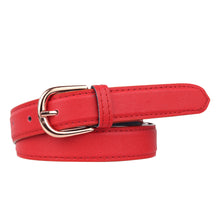 Sandy D Carter Women Red Artificial Leather Waist Belt for Jeans & Formal Paint SDC-033-RD