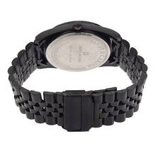 Sandy D Carter Metal Black Analogue Round Watches for Men_SDC24-47-BK-BK