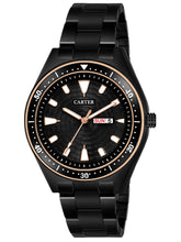 Sandy D Carter Metal Black Analogue Round Watches for Men_Sandy D Carter-178-BK