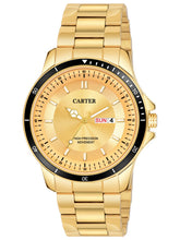 Sandy D Carter Metal Gold Analogue Round Watches for Men_Sandy D Carter-186-GD