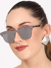 Celebrity Full Rim Blue Plastic Frame With Blue UV Protected Lens Avaitor Rectangular Men & Women_3576-03