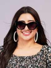 Celebrity Full Rim Brown Plastic Frame With Brown UV Protected Lens Other Sunglasses for Women_9279-2
