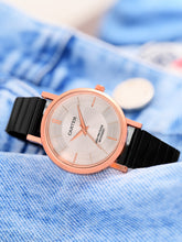Sandy D Carter Metal Rose Gold Analogue Round Watches for Women_SDC24-56-RG-WH
