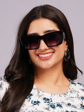 Celebrity Full Rim Black Plastic Frame With Grey UV Protected Lens Other Sunglasses for Women_9274-1