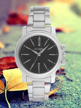 Fluid  Black Round Stainless Steel Analog Watches for Women FLWatch24-761L-BK01