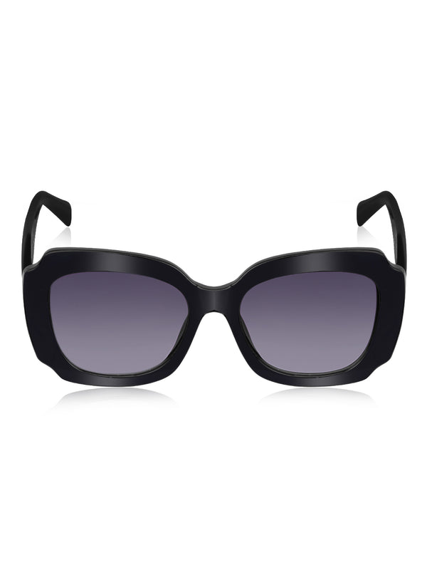 Celebrity Full Rim Black Plastic Frame With Black UV Protected Lens Other Sunglasses for Women_9278-1