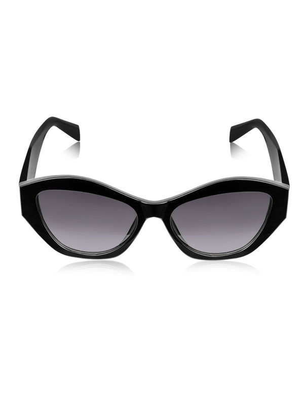 Celebrity Full Rim Black Plastic Frame With Black UV Protected Lens Other Sunglasses for Women_9276-1