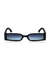 Celebrity Black Retro-Square Plastic Sunglasses For Women CLSN25-23012-03