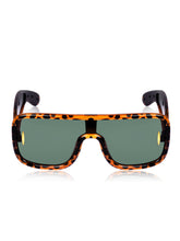 Celebrity Brown Oversized Plastic Sunglasses For Women CLSN25-86984-06