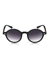 Celebrity Black Oval Plastic Sunglasses For Women CLSN25-8121-01