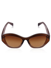 Celebrity Full Rim Brown Plastic Frame With Brown UV Protected Lens Other Sunglasses for Women_9279-2