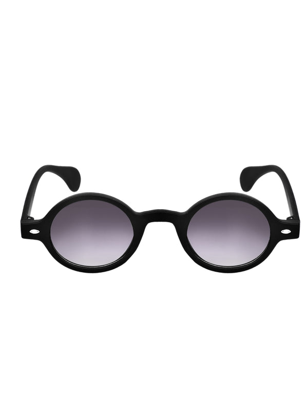 Celebrity Black Oval Plastic Sunglasses For Women CLSN25-534-01