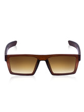 Celebrity Brown Retro-Square Plastic Sunglasses For Women CLSN25-B1024-02