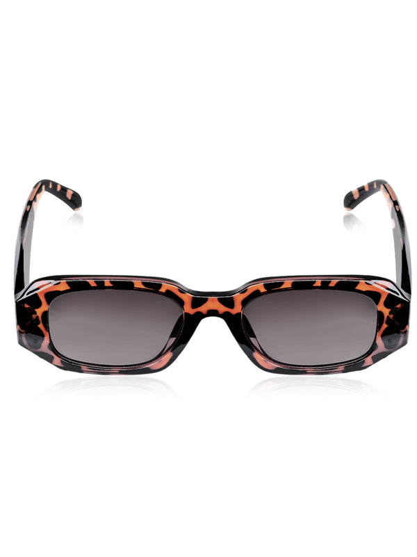 Celebrity Full Rim Brown Plastic Frame With Grey UV Protected Lens Other Sunglasses for Women_9272-3