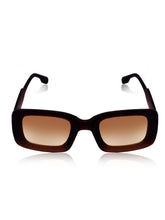 Celebrity Brown Square Plastic Sunglasses For Women CLSN25-22908-02