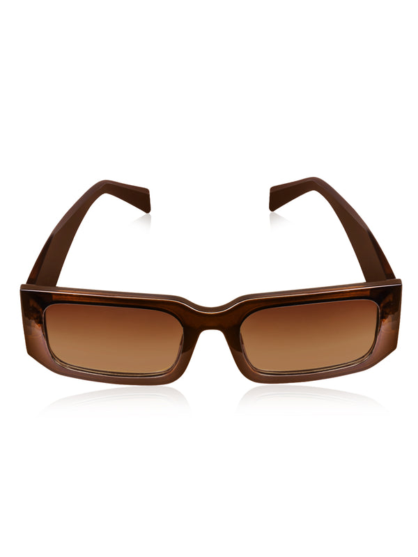Celebrity Full Rim Brown Plastic Frame With Brown UV Protected Lens Other Sunglasses for Women_9280-2