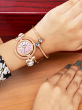 SANDY D CARTER Watch & Jewellery Set For Women SDCWJ Set-02