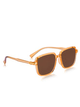 Celebrity Orange Square Plastic Sunglasses For Women CLSN25-DC1001-03