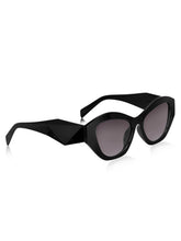 Celebrity Full Rim Black Plastic Frame With Black UV Protected Lens Other Sunglasses for Women_9279-1