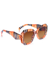 Celebrity Full Rim Brown Plastic Frame With Brown UV Protected Lens Other Sunglasses for Women_9278-5