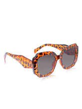 Celebrity Full Rim Brown Plastic Frame With Grey UV Protected Lens Other Sunglasses for Women_9278-3