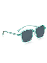 Celebrity Green Square Plastic Sunglasses For Women CLSN25-DC1001-04