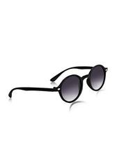 Celebrity Black Oval Plastic Sunglasses For Women CLSN25-8121-01