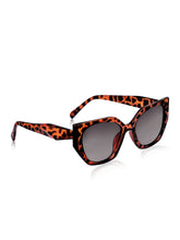 Celebrity Full Rim Brown Plastic Frame With Grey UV Protected Lens Other Sunglasses for Women_9269-3