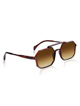 Celebrity Brown Round Plastic Sunglasses For Women CLSN25-82822-02