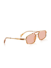 Celebrity Brown Retro-Square Plastic Sunglasses For Women CLSN25-82820-03