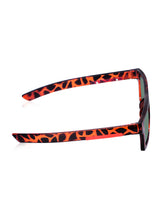 Celebrity Brown Retro-Square Plastic Sunglasses For Women CLSN25-B1024-06