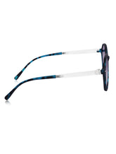 Celebrity Blue Square Plastic Sunglasses For Women CLSN25-935 DC-3