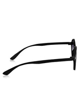 Celebrity Black Oval Plastic Sunglasses For Women CLSN25-8121-01