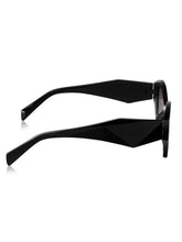 Celebrity Full Rim Black Plastic Frame With Black UV Protected Lens Other Sunglasses for Women_9279-1