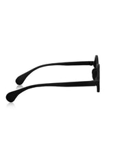Celebrity Black Oval Plastic Sunglasses For Women CLSN25-534-01
