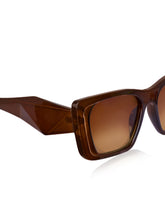 Celebrity Full Rim Brown Plastic Frame With Brown UV Protected Lens Other Sunglasses for Women_9274-2