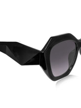 Celebrity Full Rim Black Plastic Frame With Black UV Protected Lens Other Sunglasses for Women_9275-1