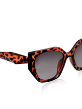 Celebrity Full Rim Brown Plastic Frame With Grey UV Protected Lens Other Sunglasses for Women_9269-3