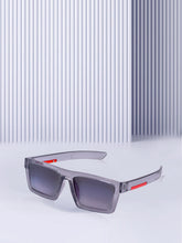 Celebrity Grey Retro-Square Plastic Sunglasses For Women CLSN25-B1024-04