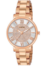 Sandy D Carter Metal Rose Gold Analogue Round Watches for Women_Sandy D Carter-158-WH