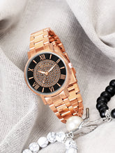 Sandy D Carter Metal Rose Gold Analogue Round Watches for Women_Sandy D Carter-155-WH