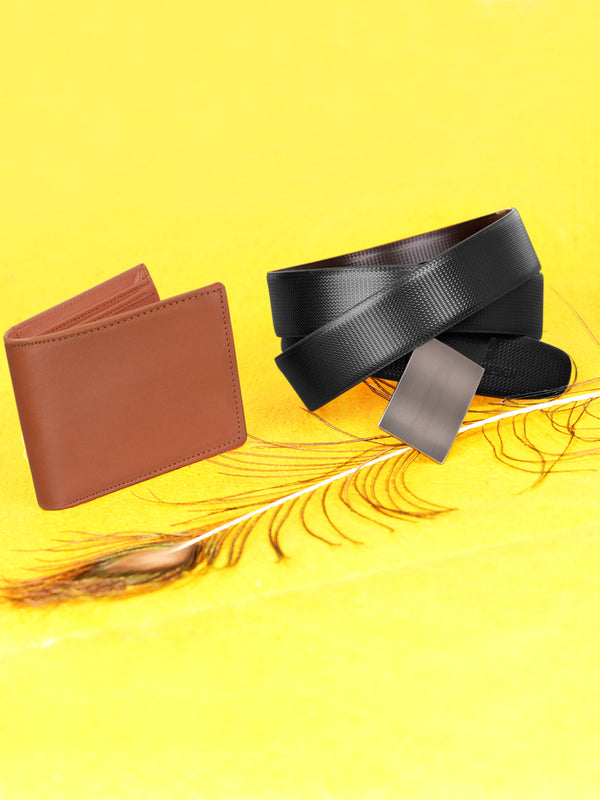 FLUID Pack of Wallet & Belt For Men SDAGiftSet-6