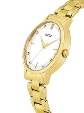 Sandy D Carter Metal Gold Analogue Round Watches for Women_Sandy D Carter-164-GD